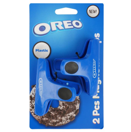  Set De Clips Oreo Magneticos 2 Pzas Azul