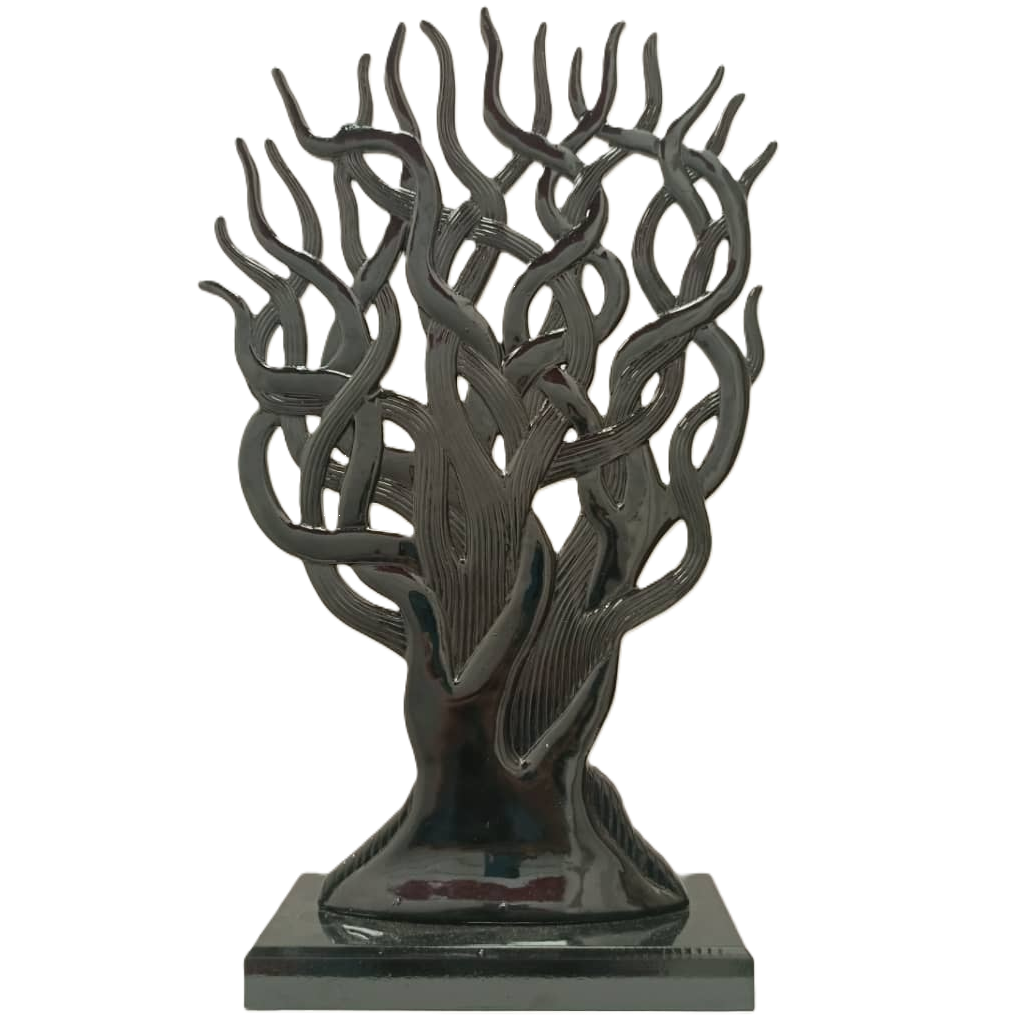 Figura Silueta De Arbol Decore 29X8X47 Cm Negro