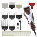 Afeitadora Wahl Para Cabello Magic Clip 12 Acc Rojo