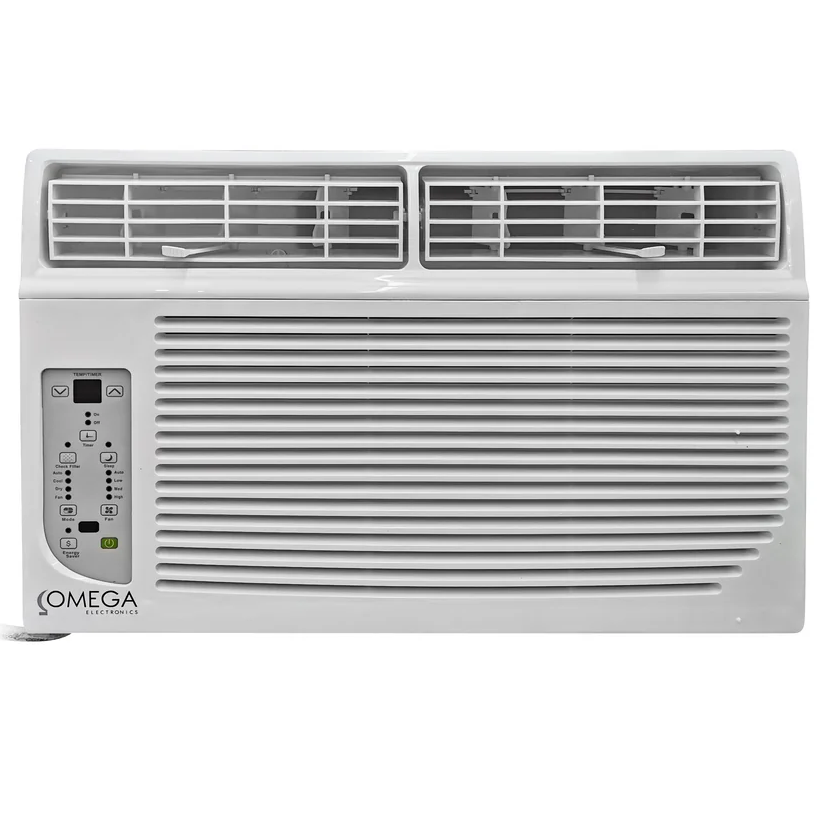 Aire De Ventana 12000 Btu Omega Con Control Remoto 220V Blanco