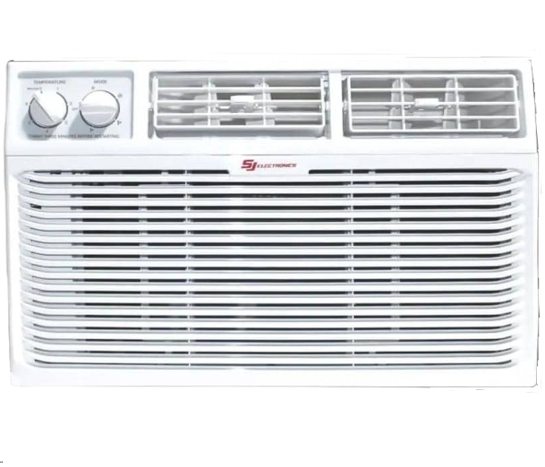 Aire De Ventana 14000 Btu Sj Electronics Control Manual 220V Blanco