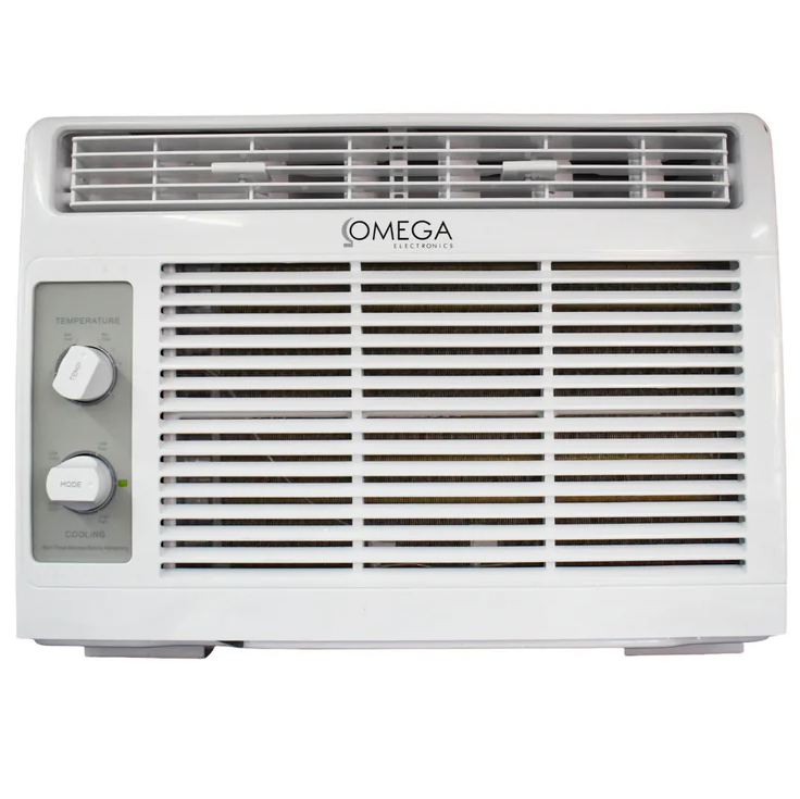 Aire De Ventana 6000 Btu Omega Manual 110V Blanco