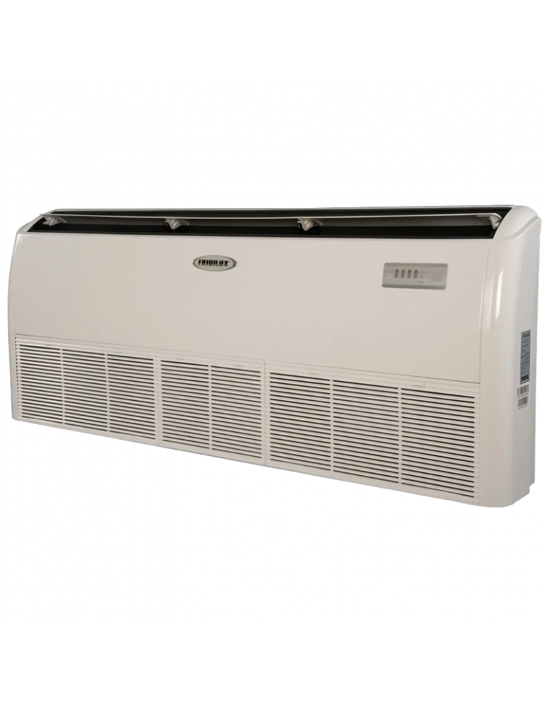 Aire Industrial Piso Techo 60000 Btu Frigilux Con Control R410a AC 220V Blanco