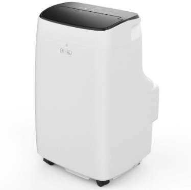 Aire Portatil 12000 Btu Royal Con Panel Digital Control Y Ruedas 110V Blanco