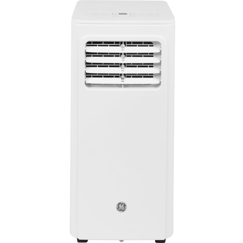 Aire Portatil 8000 Btu GE Deshumidificador Y Ventilador Con Panel Digital Control Y Ruedas 110V Blanco
