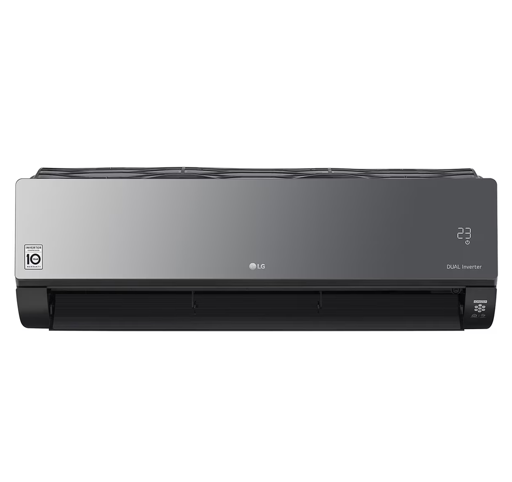 Aire Split 24000 Btu LG Artcool Ionizer Dual Inverter Autolimpieza Pantalla Oculta 220V Espejo
