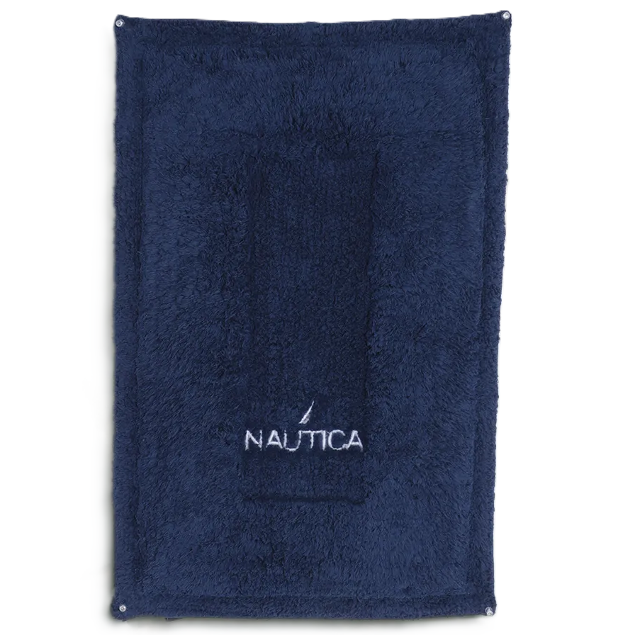 Alfombra De Baño Nautica Gozo 50X80 Cm Azul Marino
