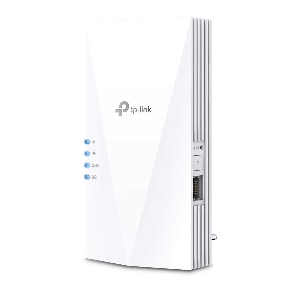 Amplificador De Wifi Tp-Link Wifi 6 Doble Banda 2.4 GHz Y 5 GHz 1500 Gbps Con MU-MIMO Blanco