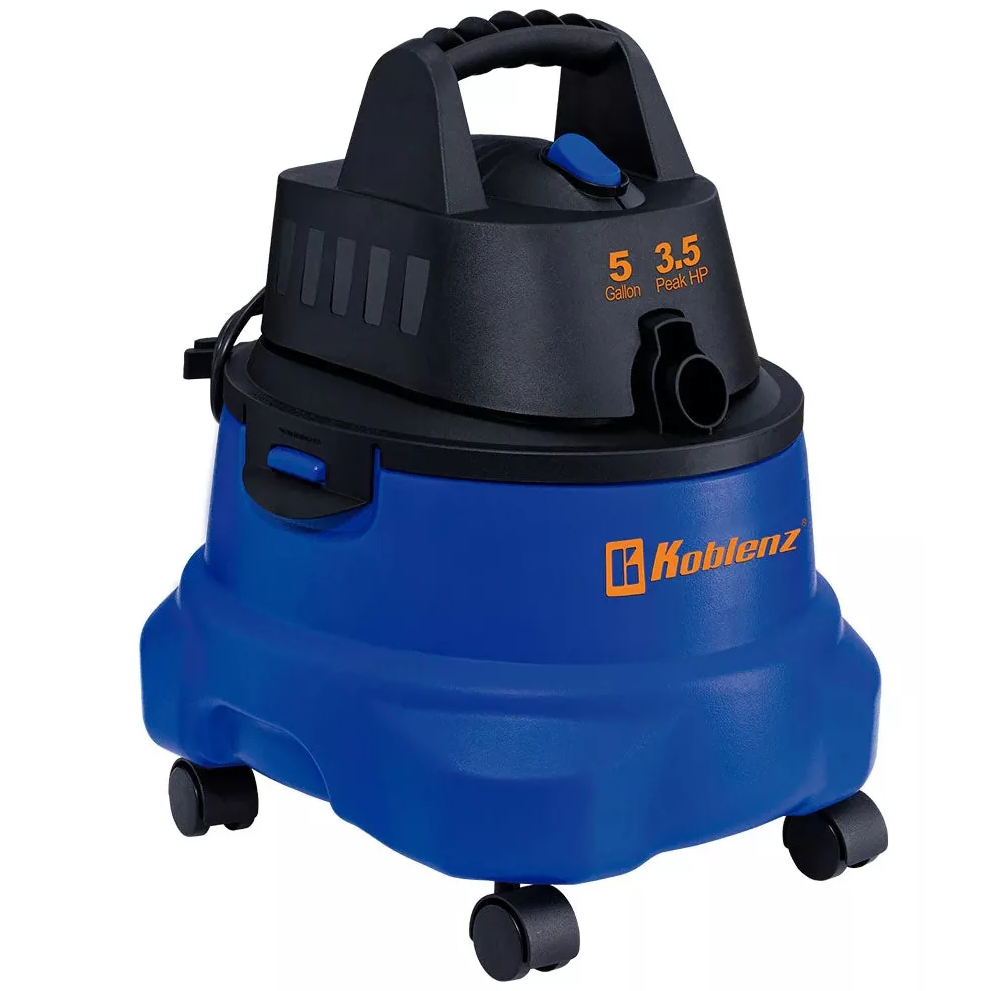 Aspiradora Koblenz Seco/Mojado 18 Lts Con Acc 3.5 Hp Azul