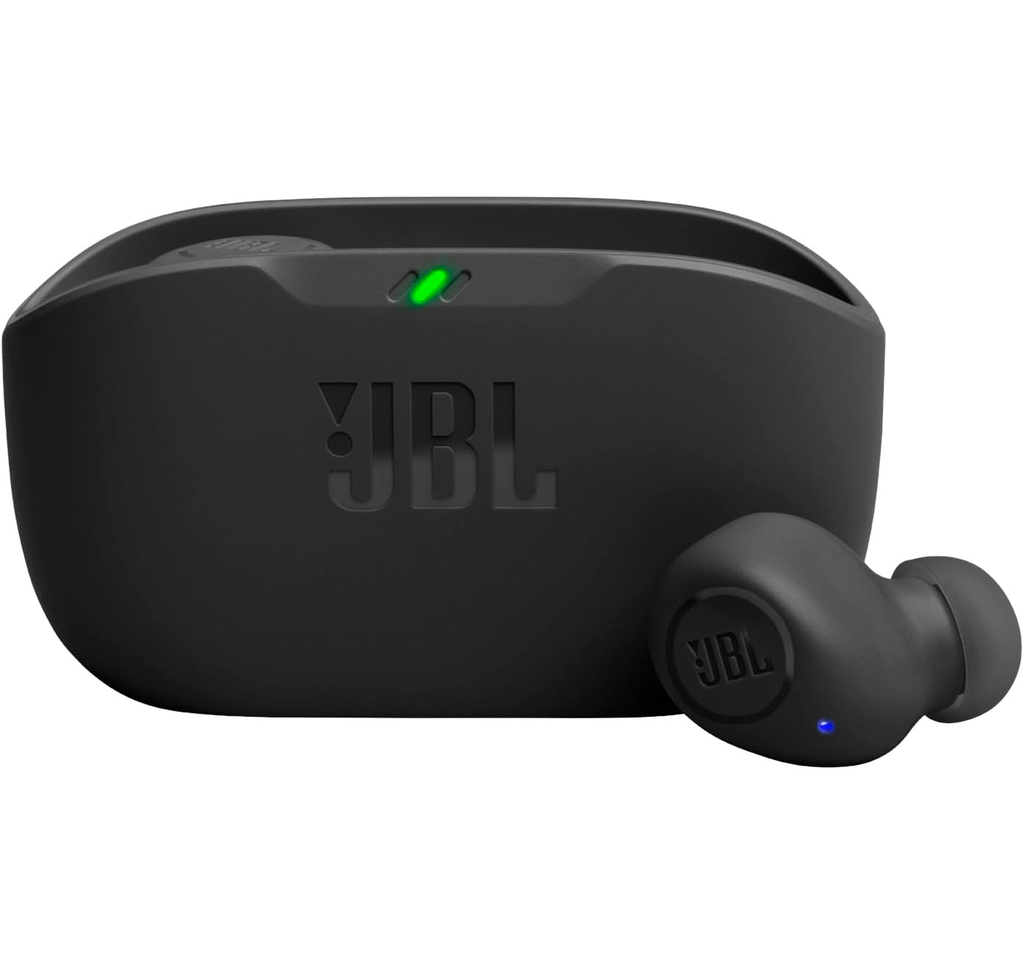 Audifonos JBL Vibe Buds In Ear Inalambricos Con Bajos Profundos Smart Ambient Resistente A Salpicaduras Negro