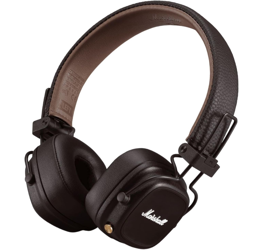 Audifonos Marshall Major IV On Ear Inalambricos Con Bluetooth Perilla De Control Marron