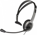 Audifonos Monaural Panasonic Headset On Ear Alambricos Para Telefonos Negro