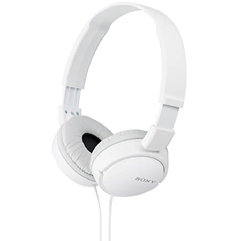 Audifonos Sony On Ear Alambricos Plegables Sonido Nitido Y Envolvente Blanco