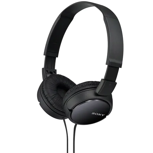 Audifonos Sony On Ear Alambricos Plegables Sonido Nitido Y Envolvente Negro