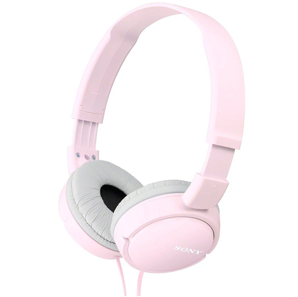 Audifonos Sony On Ear Alambricos Plegables Sonido Nitido Y Envolvente Rosado