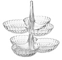 Bandeja De Pasapalos Guzzini Tiffany 2 Pzas Transparente