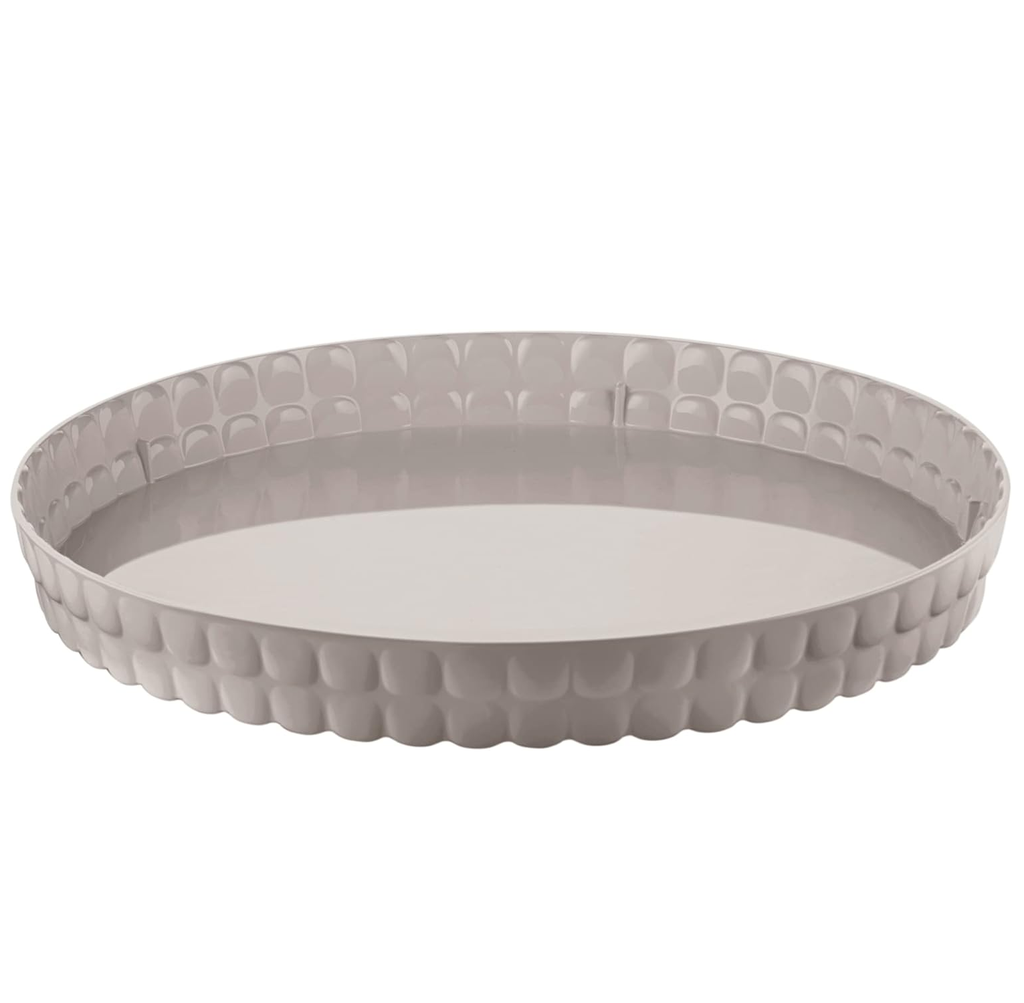 Bandeja Guzzini Tiffany Redonda Gris