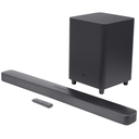 Barra De Sonido JBL 5.1 4K Con Bluetooth Tecnologia MultiBeam Y Bajo Inalambrico 550W Negro