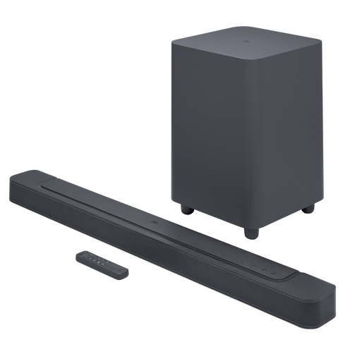 Barra De Sonido JBL 5.1 Con Bluetooth Wifi Tecnologia Purevoice Y Bajo Inalambrico 590W Negro