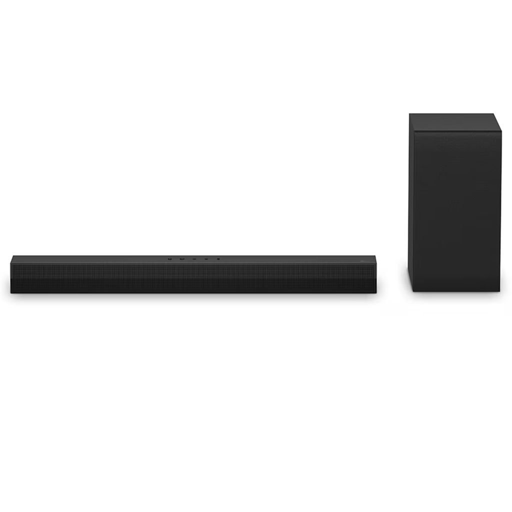 Barra De Sonido LG 2.1 Con Bluetooth WOW Interface IA Sound Pro Dolby Digital DTS Y Bajo Negro