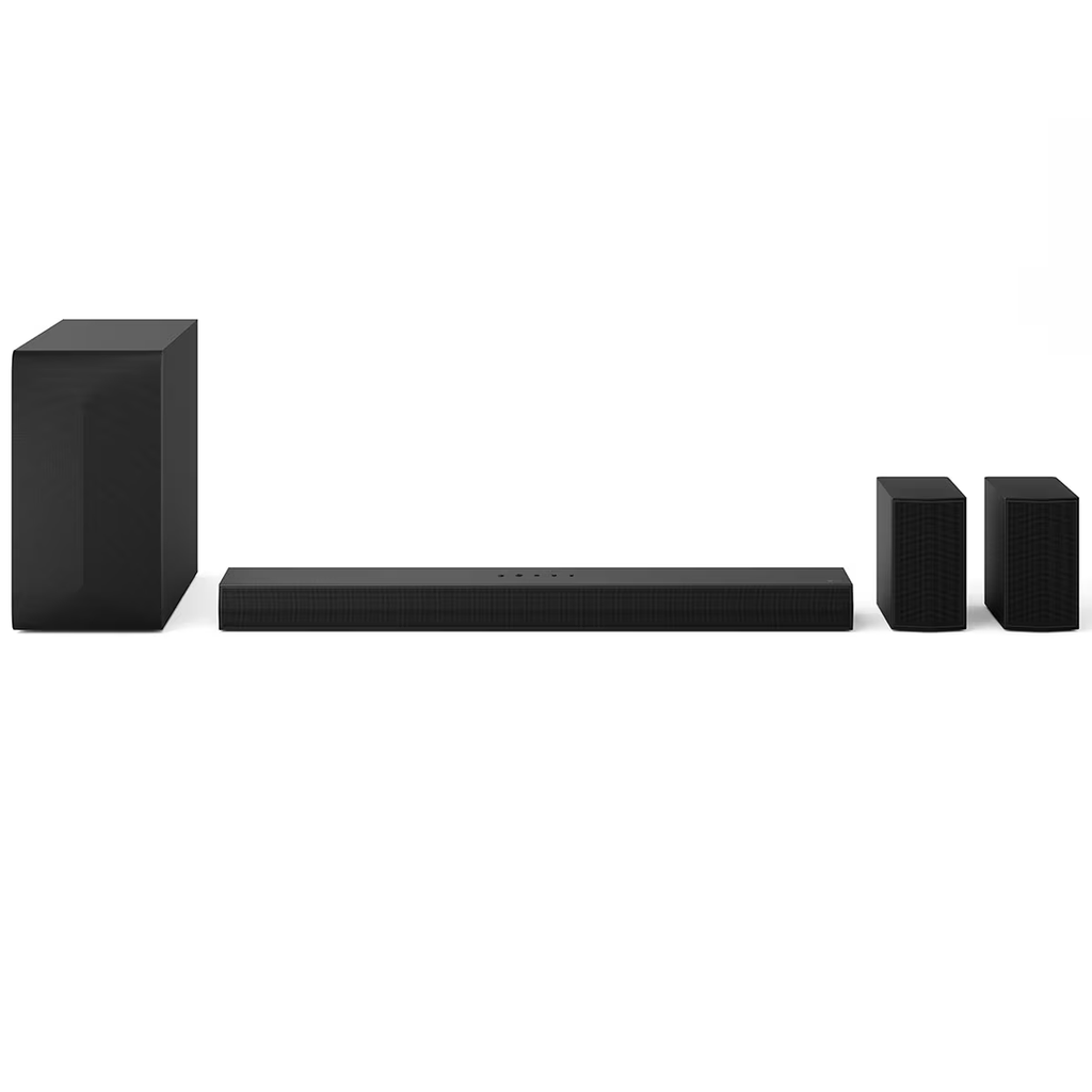 Barra De Sonido LG 5.1 Con Bluetooth IA Sound Pro WOW Interface Dolby Digital Y Bajo Inalambrico Negro