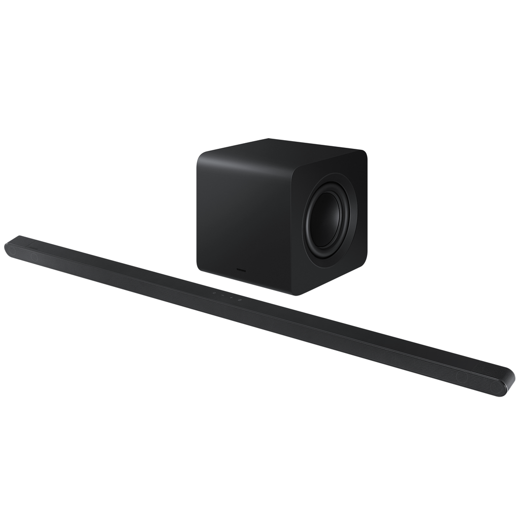 Barra De Sonido Samsung 3.1.2 Smart Con Bluetooth Wifi Dolby Atmos Q-Symphony Bajo Ultra Slim Negro