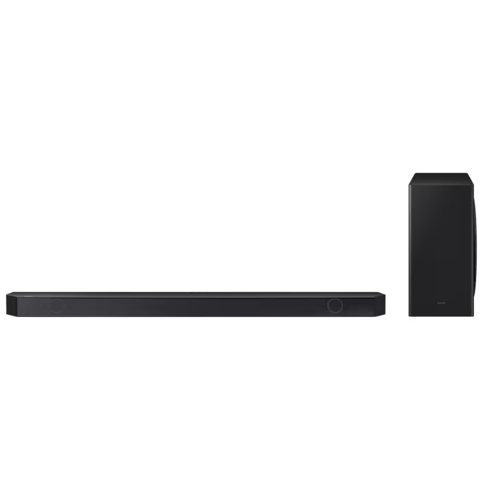 Barra De Sonido Samsung 5.1.2 Smart Con Bluetooth Wifi Dolby Atmos Q-Symphony Y Bajo Inambrico Negro