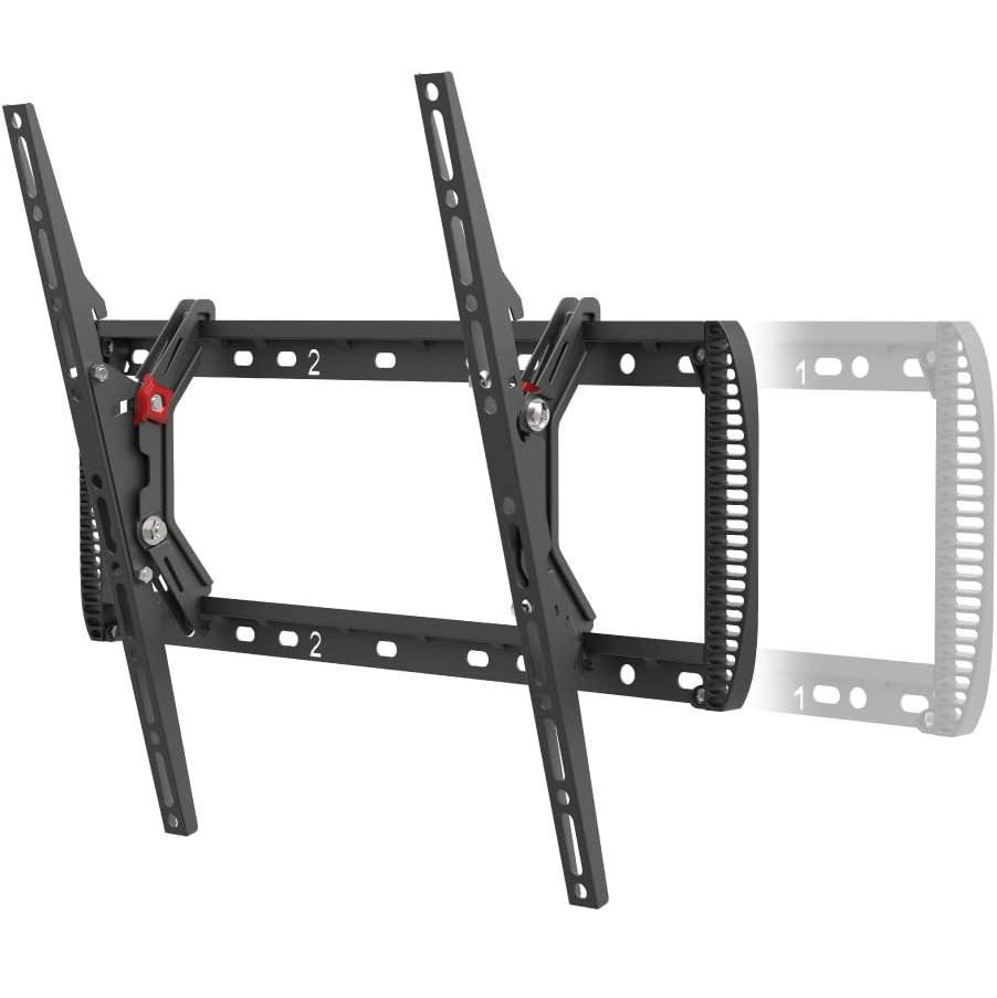 Base Para TV Barkan 13" A 90" Fija Inclinable Extendible 6 En 1 Negro