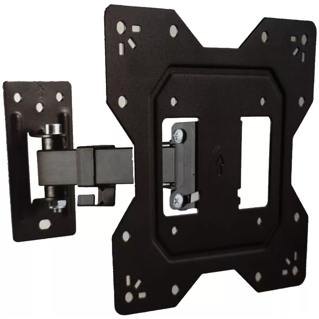 Base Para TV Home Tech 23" A 43" Brazo Giratorio Inclinable Negro