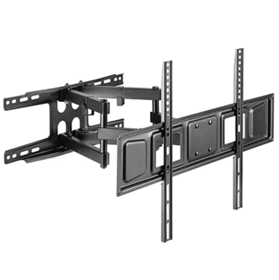 Base Para TV Home Tech 37" A 80" Doble Brazo Giratorio Inclinable Negro