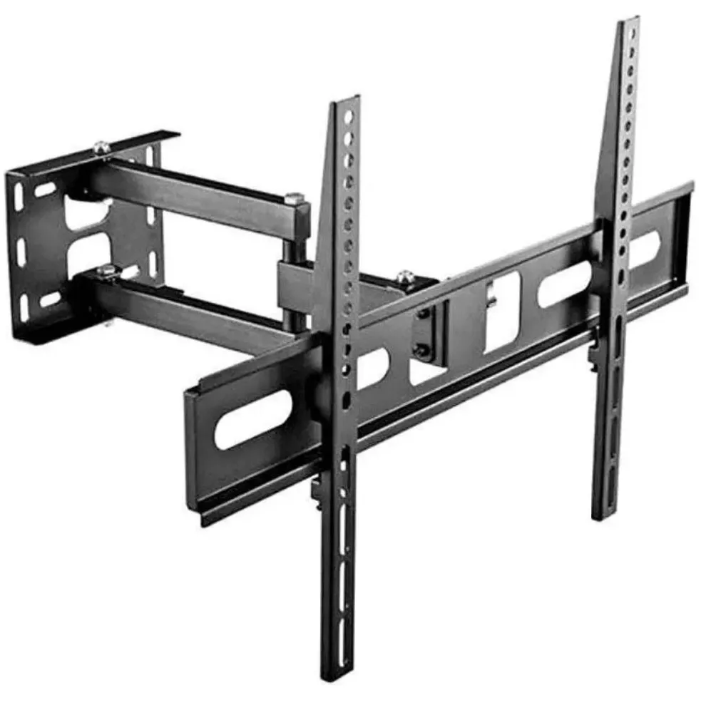 Base Para TV Home Tech 37" A 70" Con Brazo Giratorio Inclinable Negro