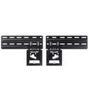 Base Para TV Samsung Slim Fit 43" A 85" Fija Alineacion Ajustable Negro