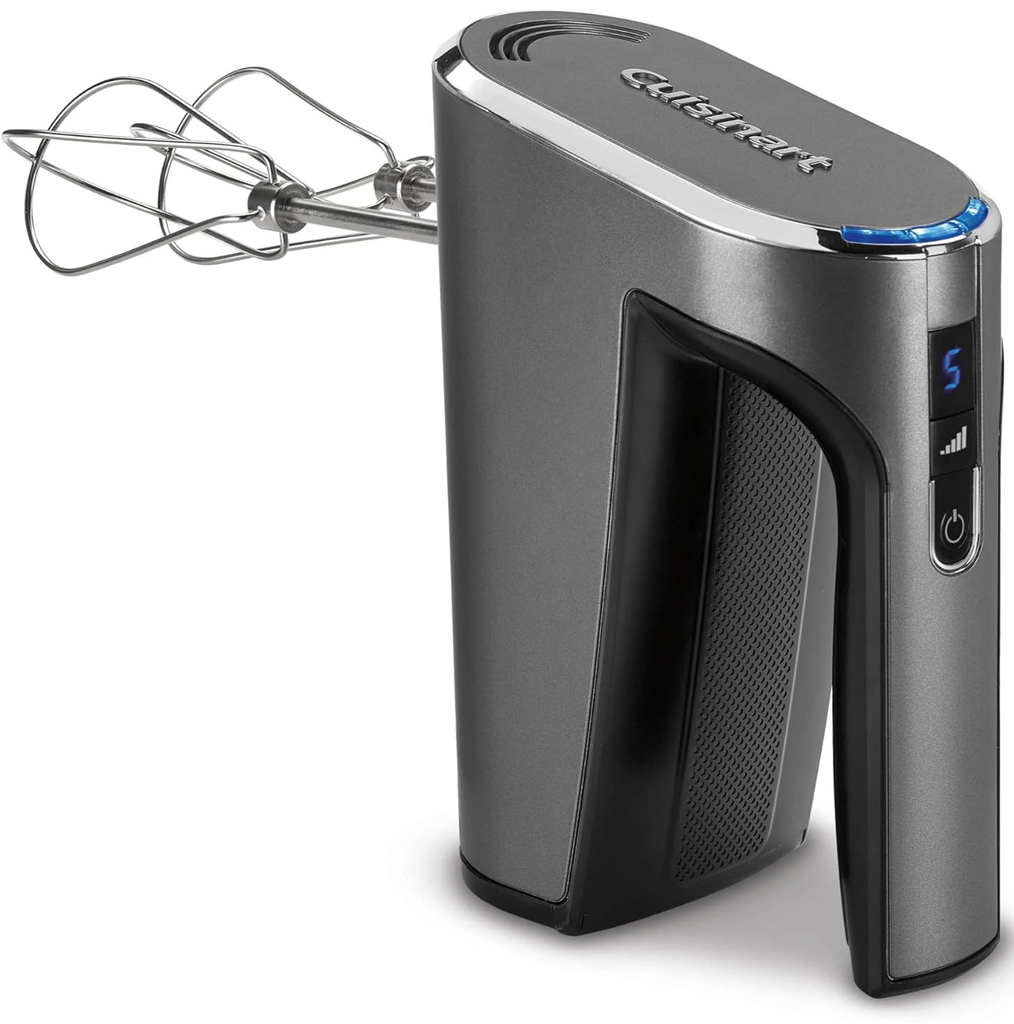 Batidora De Mano Cuisinart 5 Vel Inalambrica Recargable 7.4V Gris