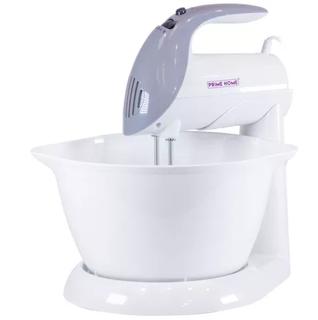 Batidora De Pedestal Prime Home 4.2 Lts 5 Vel 250W Blanco Y Gris