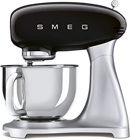 Batidora De Pedestal Smeg Estilo Retro 5 Lts 10 Vel 600W Negro