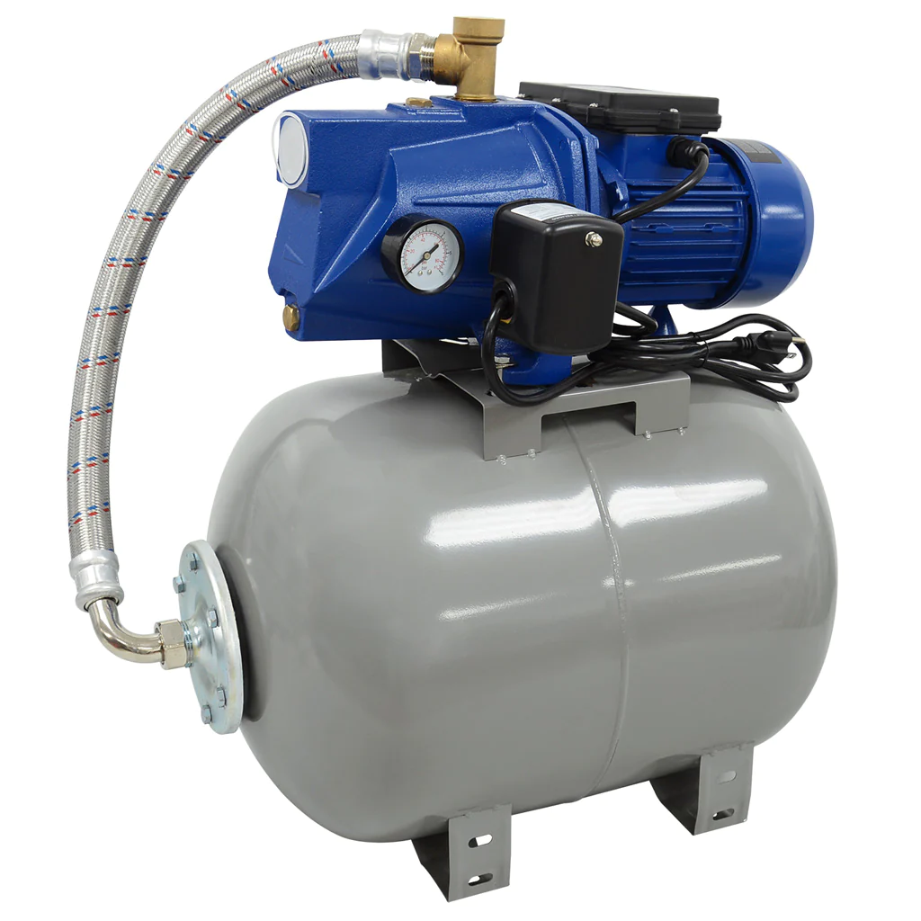 Bomba De Agua Westinghouse Jet Con Tanque De Presion 50 Lts 750W Gris Y Azul
