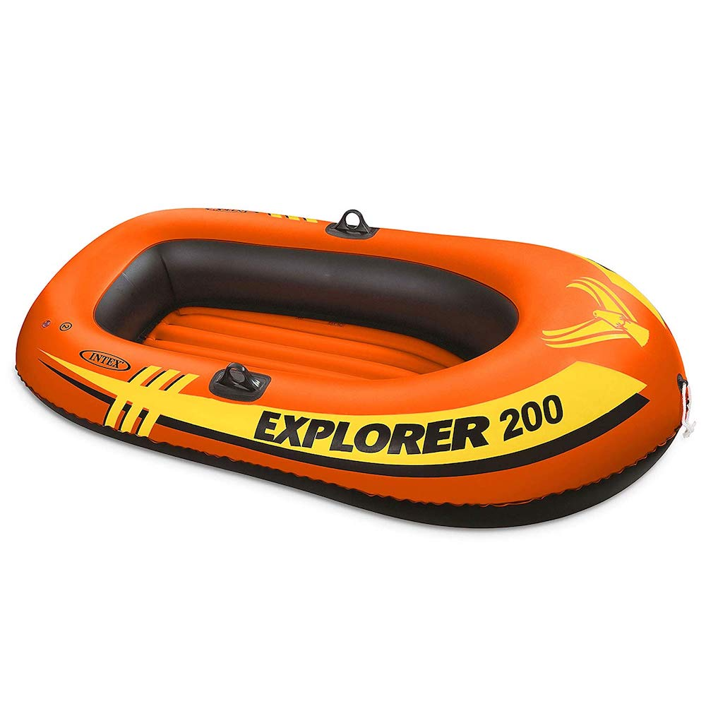 Bote Inflable Intex Explorer 200 185X94X41 Cm Naranja