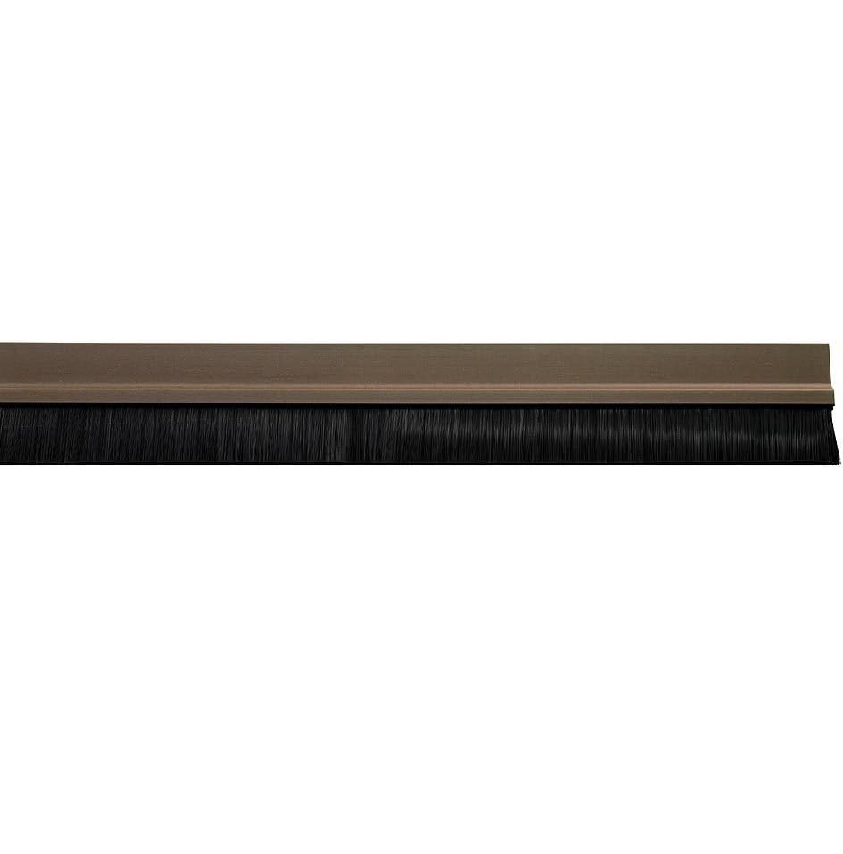 Burlete Para Puerta Ideal Furniture Con Cepillo 100X4.5 Cm Marron