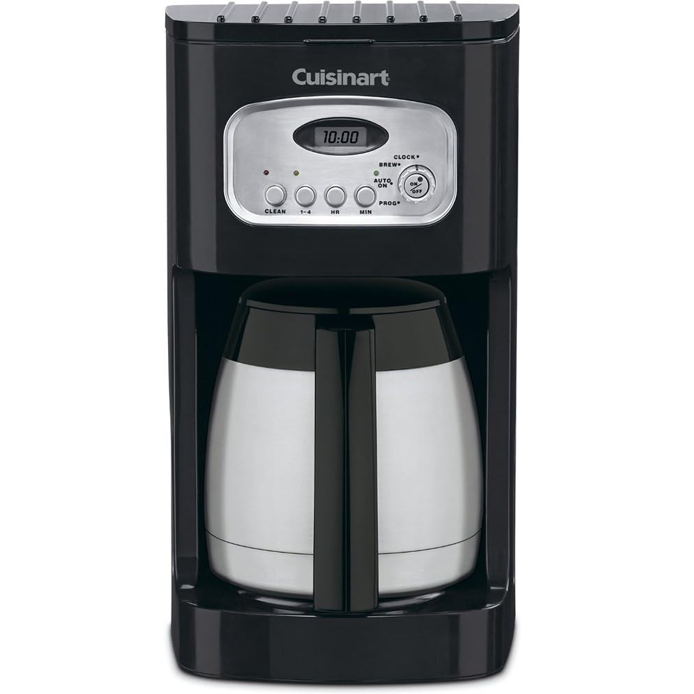 Cafetera Cuisinart 10 Tazas Programable Termica Funcion Brew Pause Negro