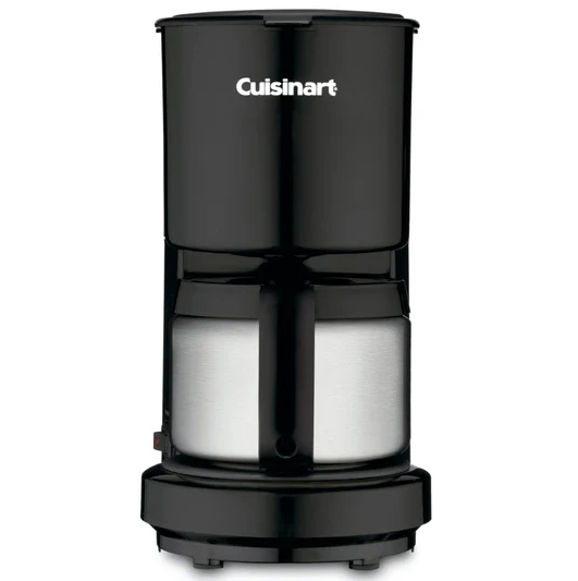 Cafetera Cuisinart 4 Tazas Funcion De Pausa Y Servir Apagado Automatico Negro