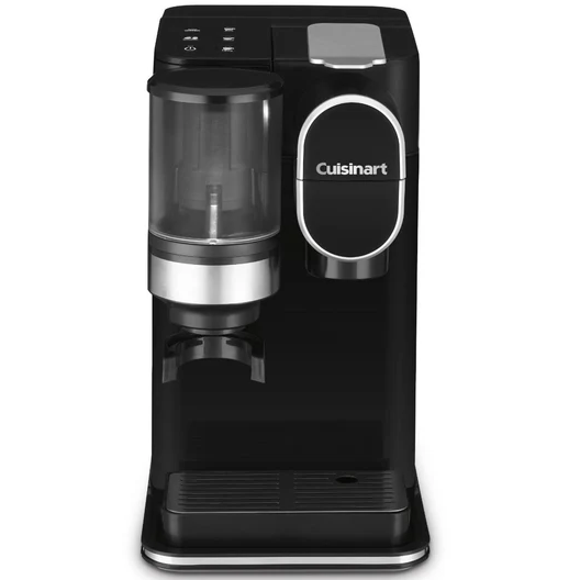 Cafetera Cuisinart Grind & Brew Dual De Capsulas Y Molido Con Molino Negro