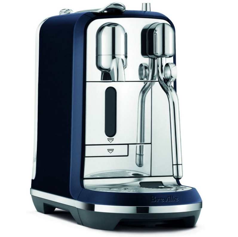 Cafetera Expreso Breville Nespresso Creatista Plus 19 Bares De Capsulas Con Espumador Azul