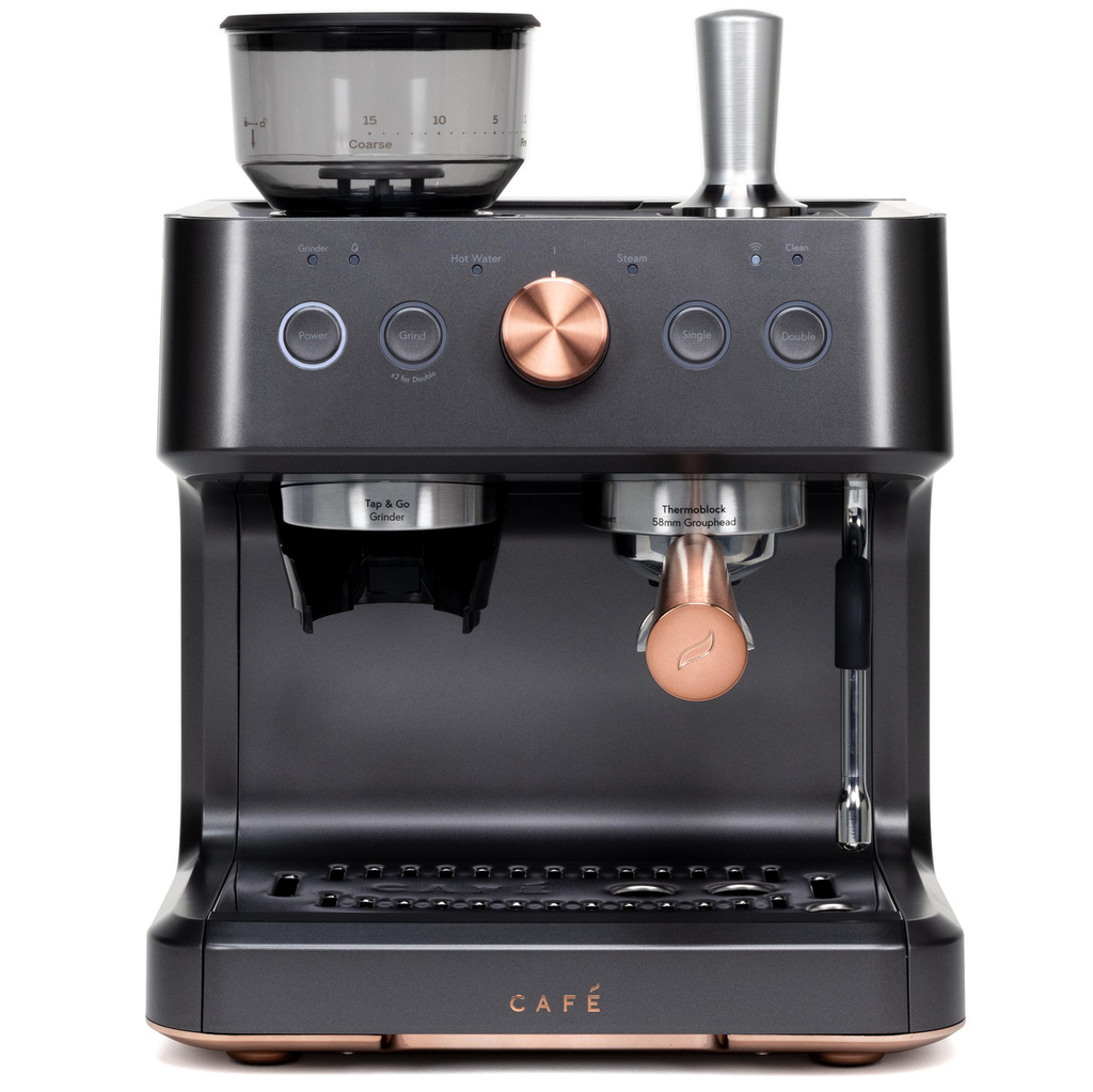Cafetera Expreso Cafe Bellissimo 15 Bares Smart Molino Ajustable Y Espumador Negro
