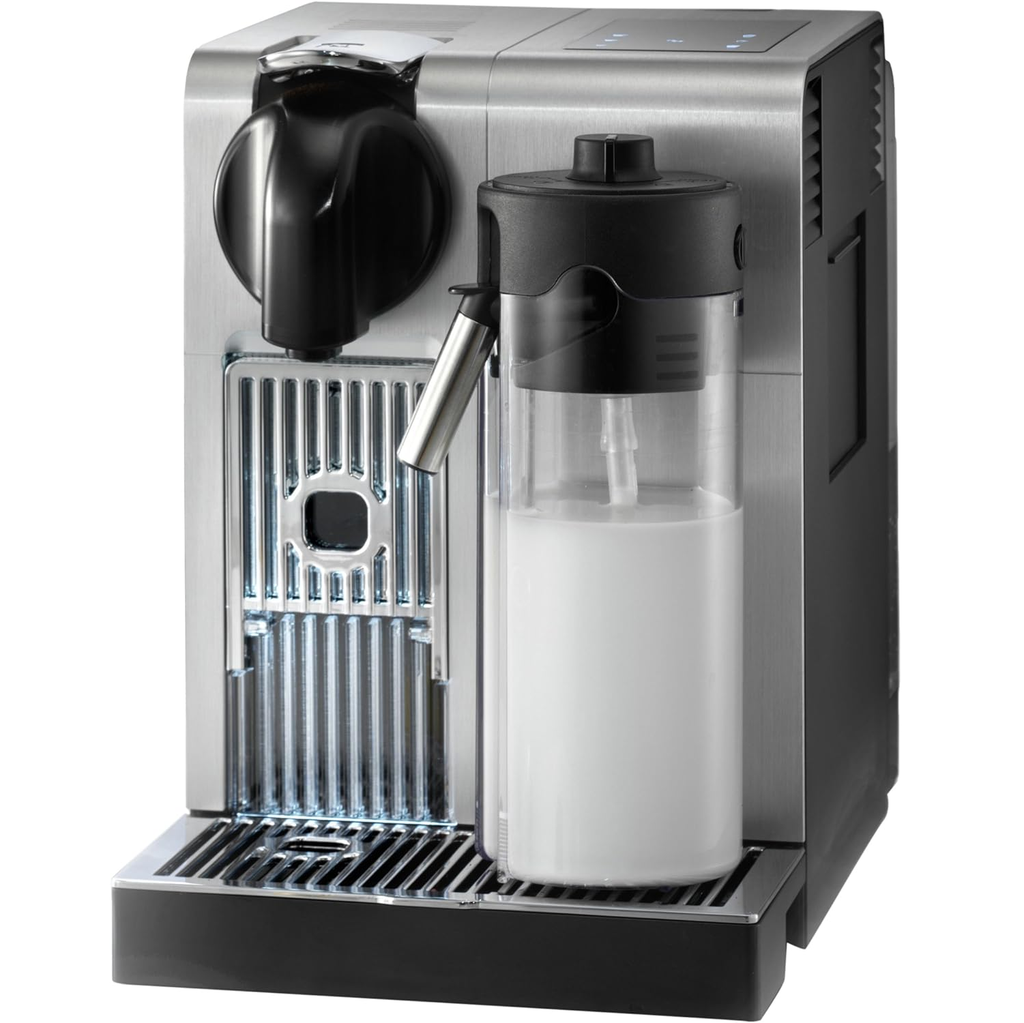 Cafetera Expreso Nespresso Premium Lattisiima Pro 19 Bares De Capsulas Con Espumador Plateado