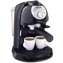 Cafetera Expreso Delonghi Retro 15 Bares Dual De Capsulas Y Molido Con Espumador Giratorio Negro