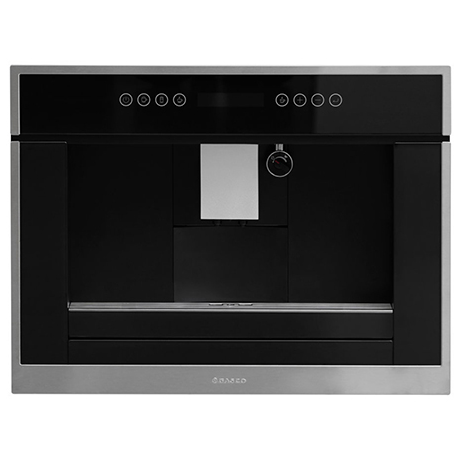 Cafetera Gasco Control Tactil Display LCD Multilenguaje Autolimpieza Molino Ajustable Empotrable Negro