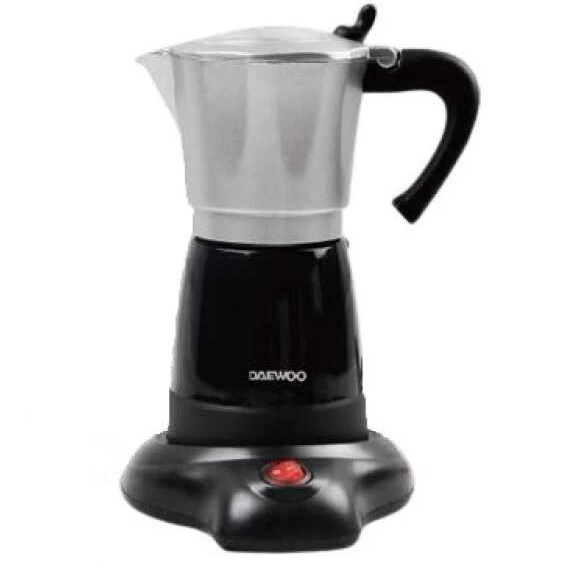 Cafetera Greca Daewoo Electrica Expreso Y Moka Plateado