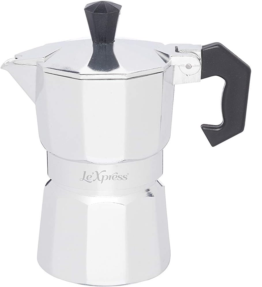 Cafetera Greca Kitchencraft Le Xpress 1 Taza Plateado