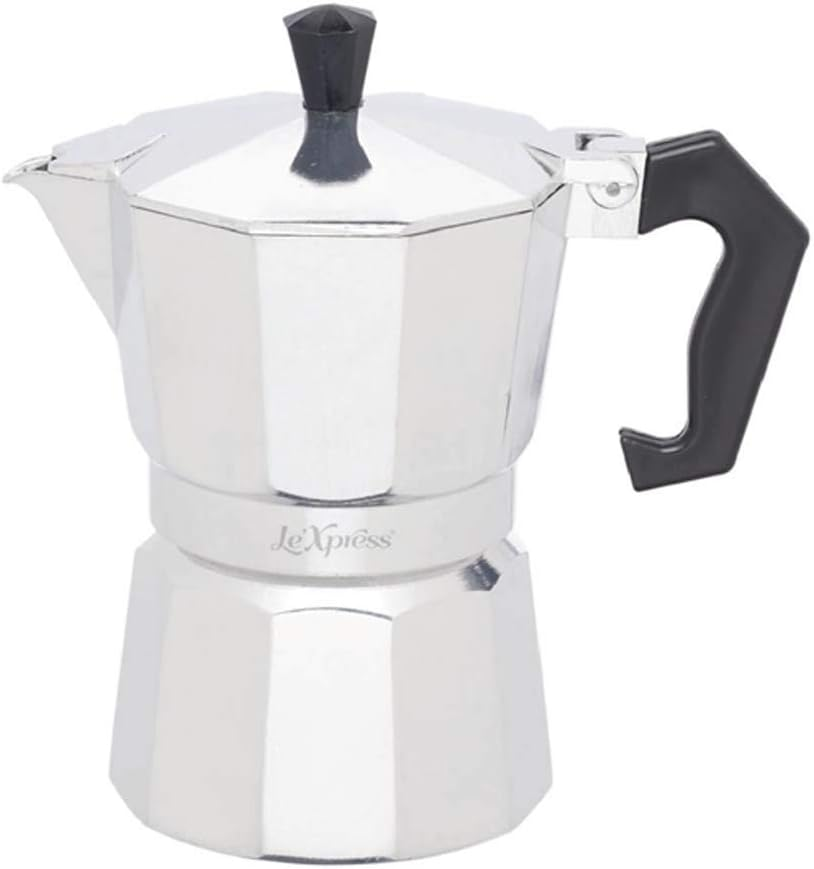 Cafetera Greca Kitchencraft Le Xpress 3 Tazas Plateado