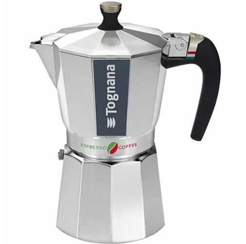 Cafetera Greca Tognana Italika 6 Tazas Plateado